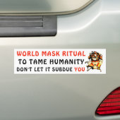 Masker Bumpersticker (Op auto)