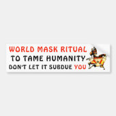 Masker Bumpersticker (Voorkant)