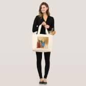 Masker Grote Tote Bag (Voorkant (model))