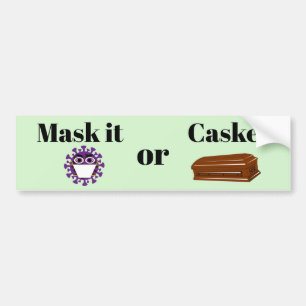 Masker het of de Bumpersticker van de Kast