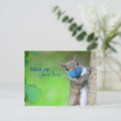 Masker omhoog sparen het Briefkaart van het Leven (Staand voorkant)