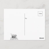 Masker omhoog sparen het Briefkaart van het Leven (Achterkant)