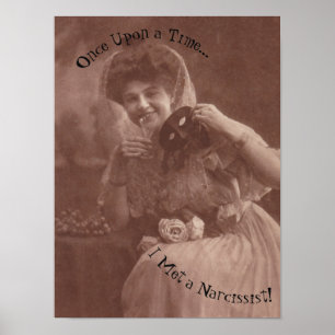 Masker Ontmaskeren Narcissist Misbruik NPD Narc Poster