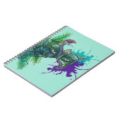 Masker - Peacock Notitieboek (Linkerzijde)