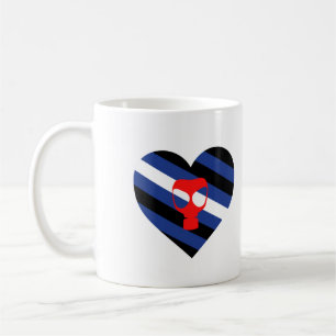 Masker trots koffiemok