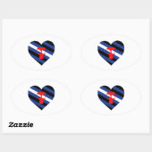 Masker trots ovale sticker (Vel)