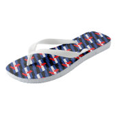 Masker trots teenslippers (Schuin)