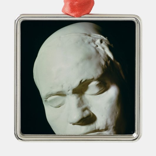 Masker van Beethoven, uit het leven genomen op de Metalen Ornament (Voorkant)