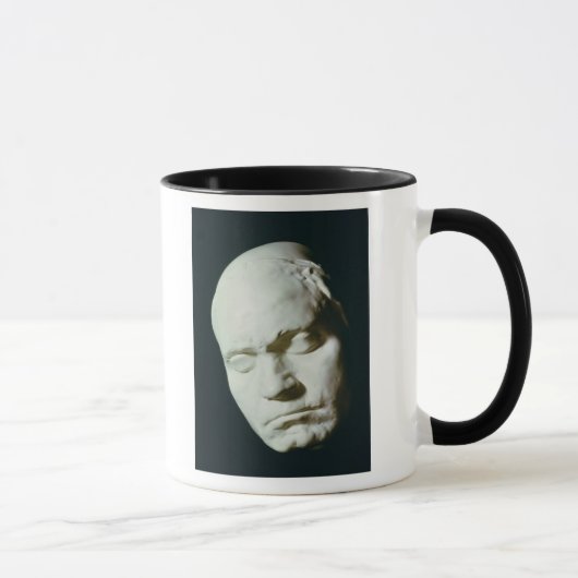 Masker van Beethoven, uit het leven genomen op de  Mok (Rechts)