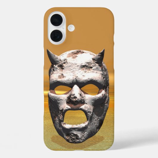 Masker van Stone Case-Mate iPhone Case (Achterkant)