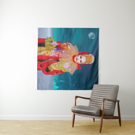 Masker van Venetië Tapestry Wandkleed (In Situ (horizontaal))