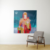 Masker van Venetië Tapestry Wandkleed (In situ)