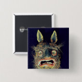Masker Vierkante Button 5,1 Cm (Voorkant /achterkant)