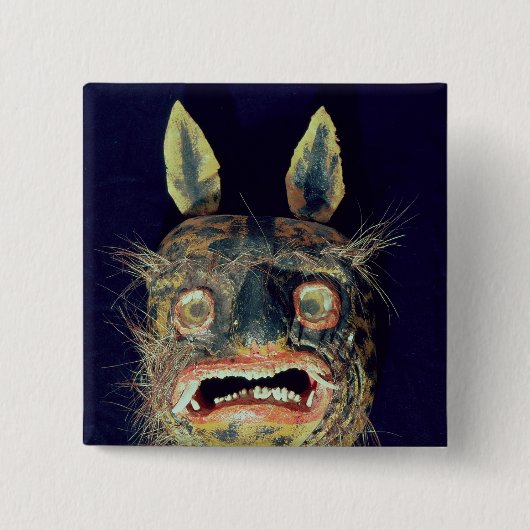 Masker Vierkante Button 5,1 Cm (Voorkant)