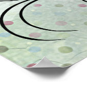 Maskerade Achtergrond Poster (Hoek)