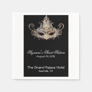 Maskerade Ball Cocktail servetten