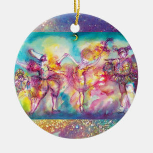 MASKERADE/BUTTERFLES-PLANT KERAMISCH ORNAMENT