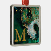 Maskerade Mask Kostuum Monogram Initiaal Ornament (Rechts)