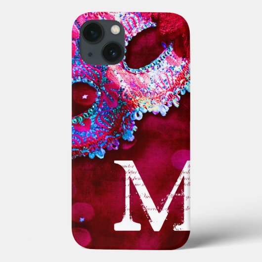 Maskerade Masker Kostuum Hallowe Monogram IPAD Cas Case-Mate iPhone Case (Achterkant)