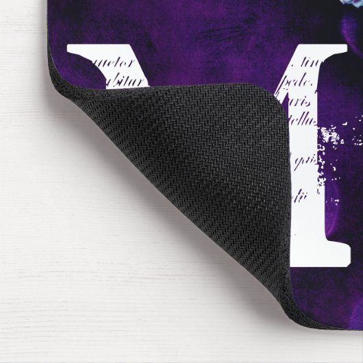 Maskerade Masker Kostuum Monogram Initiaal Muismat (Hoek)