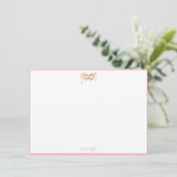 Maskerade Masker Roze Persoonlijk Briefpapier