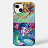 MASKERADE/MASKJE IN BLAUW Case-Mate iPhone CASE (Achterkant)