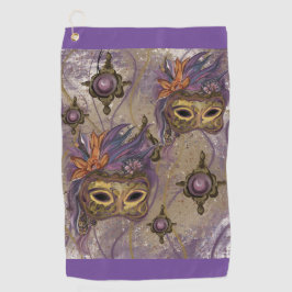 MASKERADE VENETIË KUNST GOLFHANDDOEK