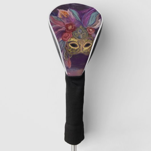 MASKERADE VENETIË KUNST GOLFHEADCOVER (Voorkant)