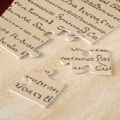 maskerade vrouw legpuzzel (Zijkant)