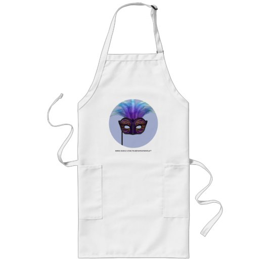 Maskerademasker Lang Schort (Voorkant)