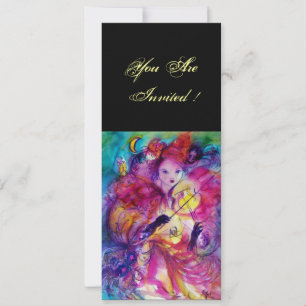 MASKERBAL FEESTJE KAART