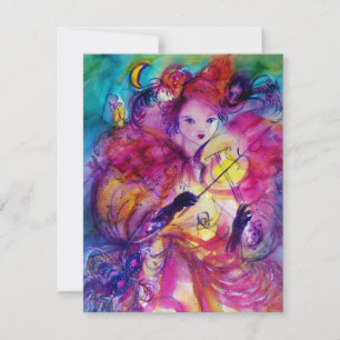 MASKERBAL FEESTJE KAART