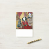 MASKERDACHSHOND POST-IT® NOTES (Op bureau)