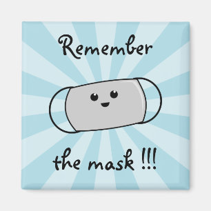 Maskerherinnering Magnet Magneet