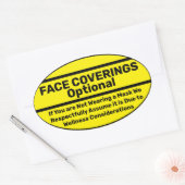 Maskerinstructies voor zakelijke Sticker (Envelop)