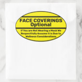 Maskerinstructies voor zakelijke Sticker (Tas)