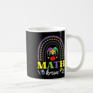 Maskerkralen Rainbow Mardi Gras Wiskunde Krewe Tea Koffiemok