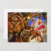 maskers briefkaart (Voorkant / Achterkant)