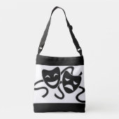 Maskers van Drama Crossbody Tas (Achterkant)
