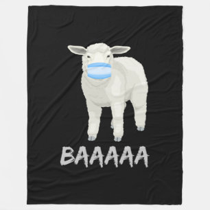 Maskerschapen Fungerend schaap met gezichtsmaske Fleece Deken