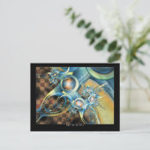 Maskerwaanzin Briefkaart (Staand voorkant)