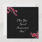 MASKS IN RED BLUE YELLOW Venetian Masquerade Party Kaart (Achterkant)