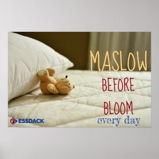 Maslow voor Bloom Poster (Voorkant)