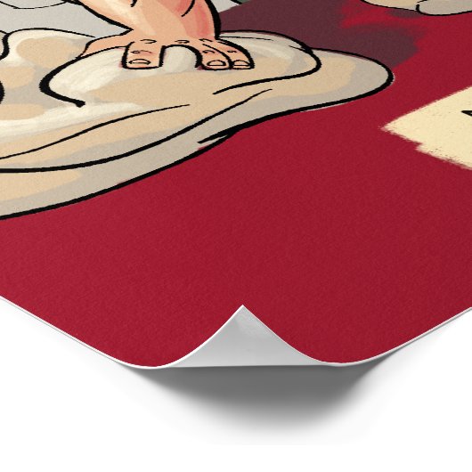 Maslows Bakery Kneed Funny Poster (Coin)