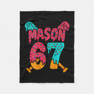 Mason 67 Grappig Ijsje Drip Verkoop Meme Design 1 Fleece Deken
