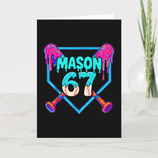 Mason 67 Grappig Ijsje Drip Verkoop Meme Design Kaart