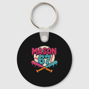 Mason 67 Grappig Ijsje Drip Verkoop Meme Grafisch Sleutelhanger