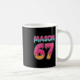 Mason 67 Grappig Ijsje Six Seven Meme Mannen Vrouw Koffiemok