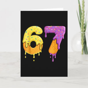Mason 67 Ijs Drip Meme Six Seven Grappig Kaart