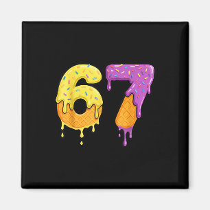 Mason 67 Ijs Drip Meme Zes Zeven Grappig Magneet
